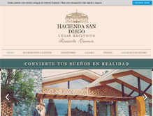 Tablet Screenshot of haciendasandiego.com